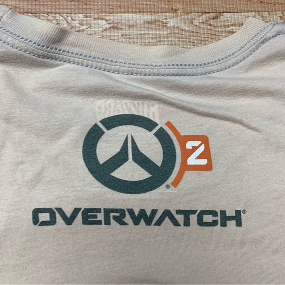 Overwatch 2 Shirt Men’s Size Large BlizzCon Video Game Graphic Tee Blizzard Rare - Picture 9 of 10